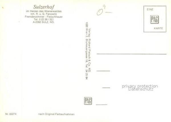 Sulz Wienerwald Gasthof Restaurant Sulzerhof – Bild 2