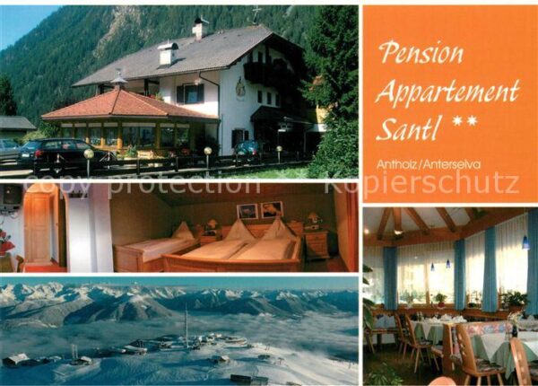 Antholz Niedertal Pension Appartement Santl Gastraum Frem
