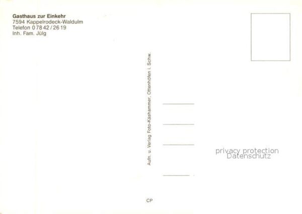 Waldulm Gasthaus zur Einkehr Restaurant – Bild 2