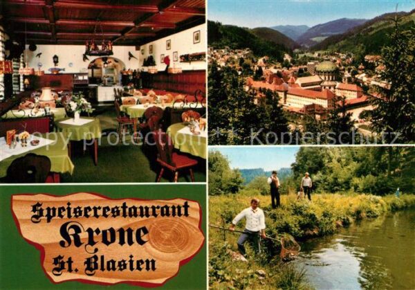 St Blasien Restaurant Krone Jägerstube Forellentei