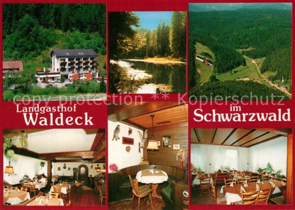 Poppeltal Landgasthof Waldeck Partie am Fluss Sch