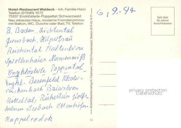 Poppeltal Landgasthof Waldeck Partie am Fluss Sch – Bild 2