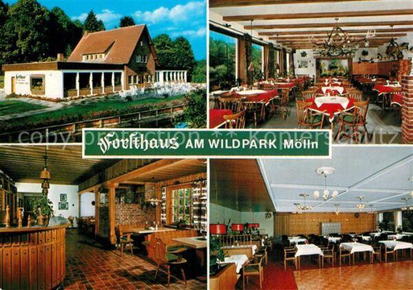 Moelln Lauenburg Forsthaus am Wildpark Gaststätte Saal