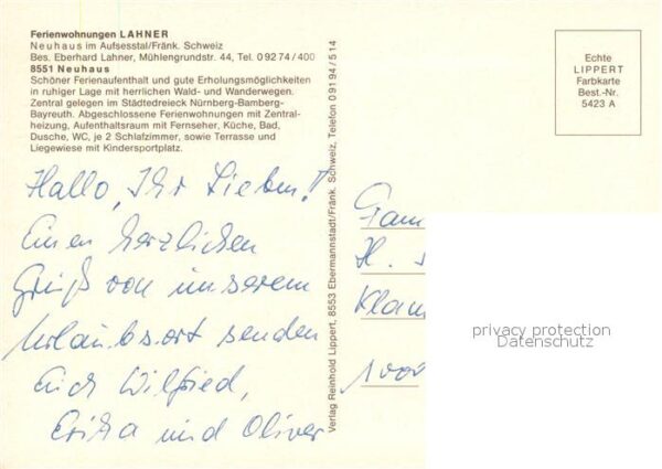 Neuhaus Bamberg Ferienwohnungen Lahner Landschaftspanor – Bild 2