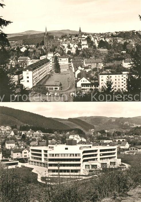 Kirchen Sieg Evang. Altenheim Luftkurort Blick auf G