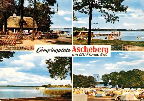 Ascheberg Holstein Campingplatz Grosser Plöner See Badestr