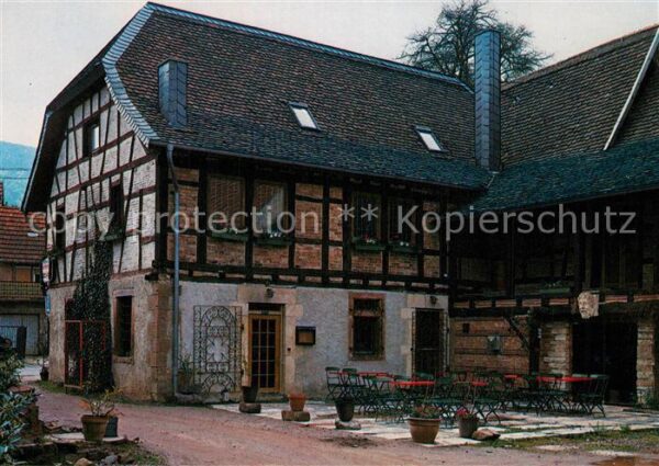 Queichhambach Wirtshaus Im Fronhof Fachwerkhaus