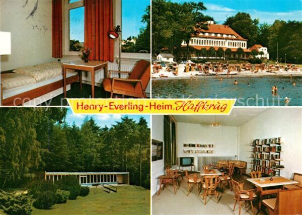 Haffkrug Ostseebad Henry Everling Heim Badestrand