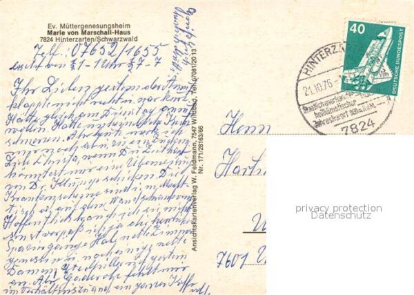 Hinterzarten Ev. Müttergenesungsheim Marie von Marsc – Bild 2