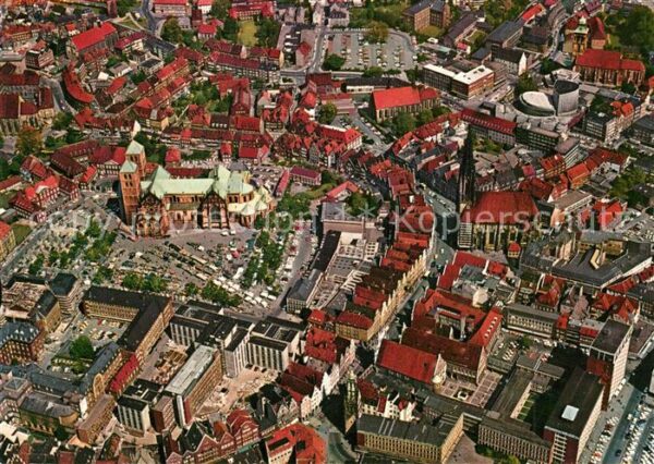 Muenster Westfalen Dom Lambertikirche Prinzipalmarkt Flieg