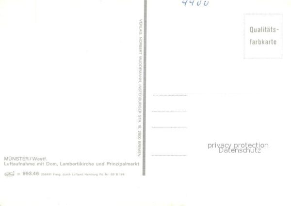 Muenster Westfalen Dom Lambertikirche Prinzipalmarkt Flieg – Bild 2
