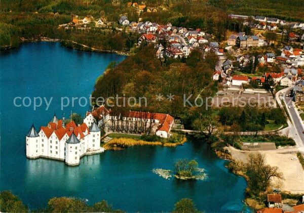 Gluecksburg Ostseebad Schloss Fliegeraufnahme