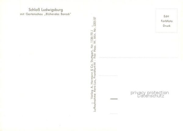 Ludwigsburg Wuerttemberg Schloss mit Gartenschau Blühendes Baroc – Bild 2
