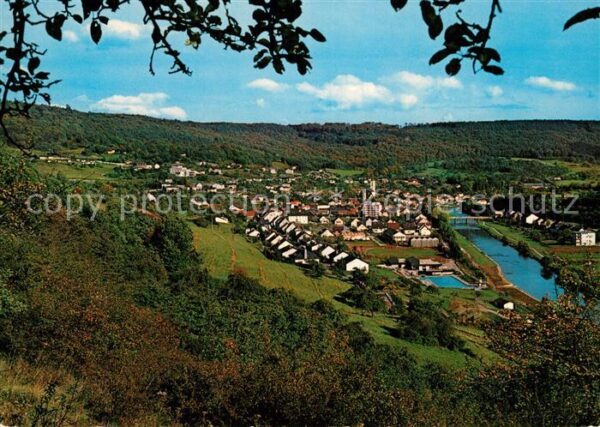 Bollendorf Suedeifel Panorama Luftkurort Deutsch Luxemburgis