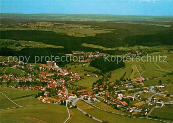 Luetzenhardt Luftkurort im Schwarzwald Fliegeraufnah