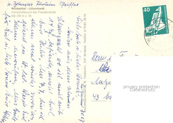 Luetzenhardt Luftkurort im Schwarzwald Fliegeraufnah – Bild 2
