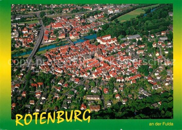 Rotenburg Fulda Luftkurort Fliegeraufnahme