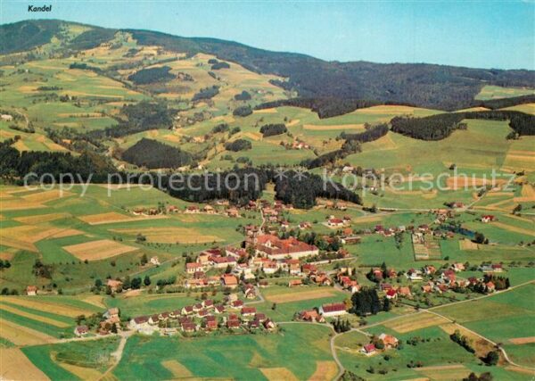 St Peter Schwarzwald mit Kandel Fliegeraufnahme