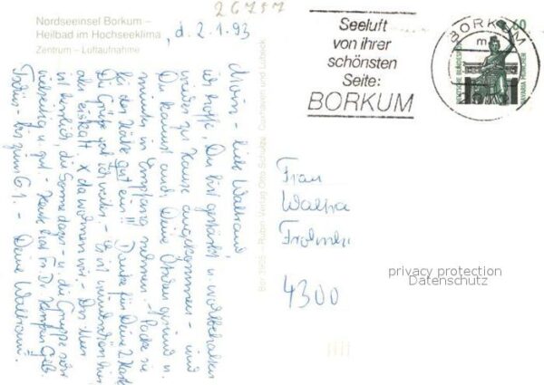 Borkum Zentrum Fliegeraufnahme – Bild 2