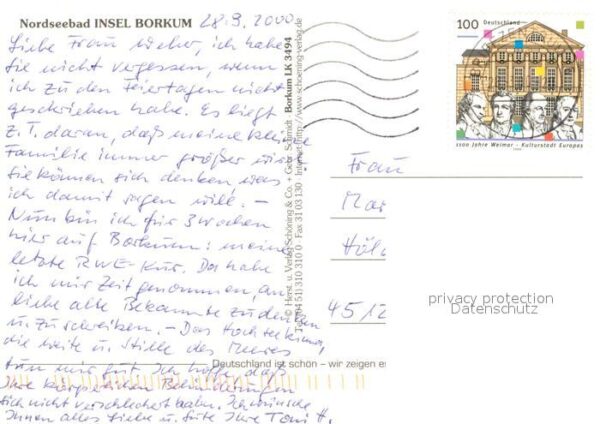 Borkum Nordseeinsel Fliegeraufnahme – Bild 2