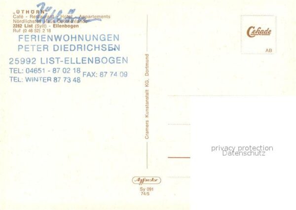 Ellenbogen Sylt Cafe Restaurant Hotel Üthörn Fliegerauf – Bild 2