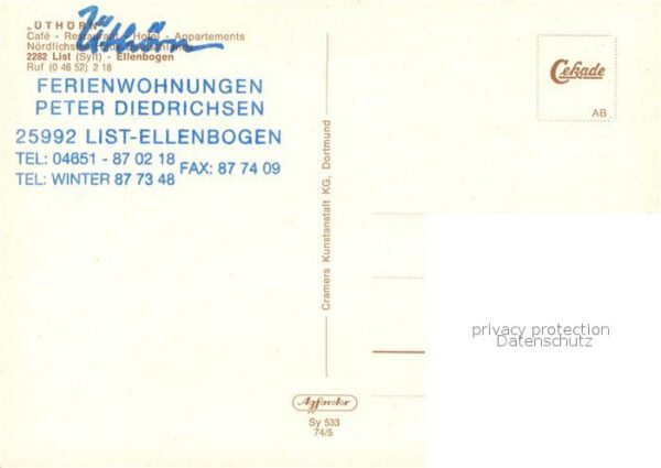 Ellenbogen Sylt Cafe Restaurant Hotel Üthörn Fliegerauf – Bild 2