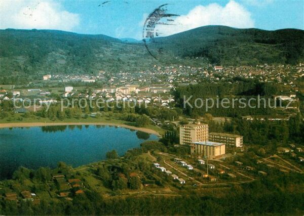 Hemsbach Bergstrasse Hemsbacher Wiesensee mit Strandbad und