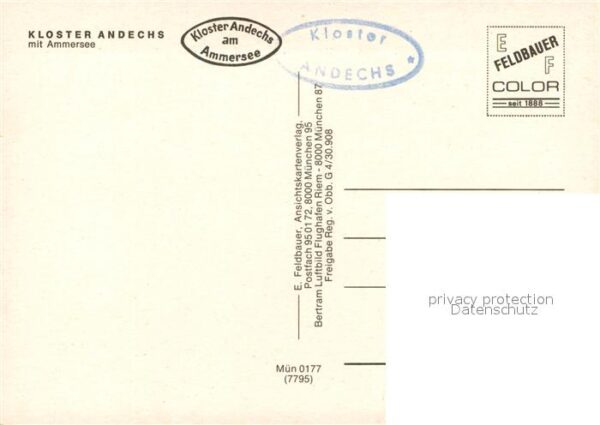 Andechs Kloster Ammersee Fliegeraufnahme – Bild 2