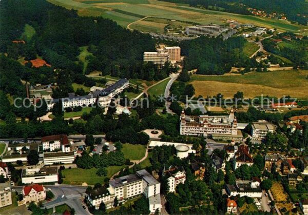 Bad Wildungen Kurviertel Fliegeraufnahme