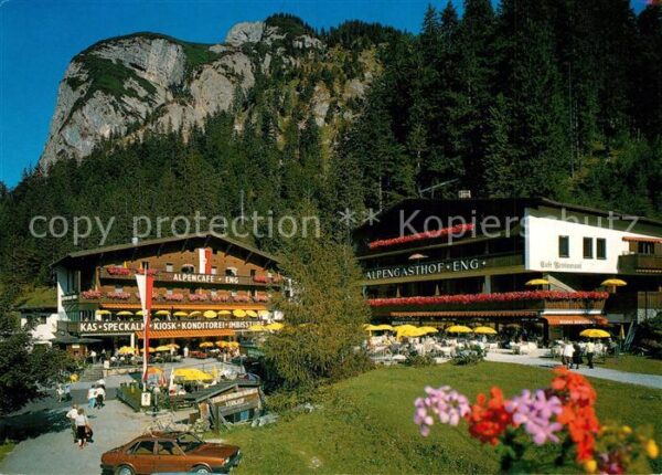 Hinterriss Tirol Alpengasthof Alpencafe Eng Grosser Ahor
