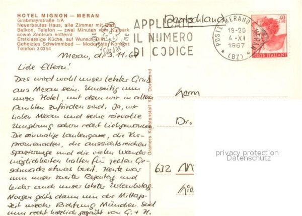 Meran Merano Hotel Mignon – Bild 2