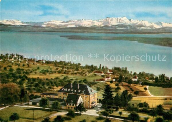 Ueberlingen Bodensee Parkhotel St Leonhard Alpenkette Fliege