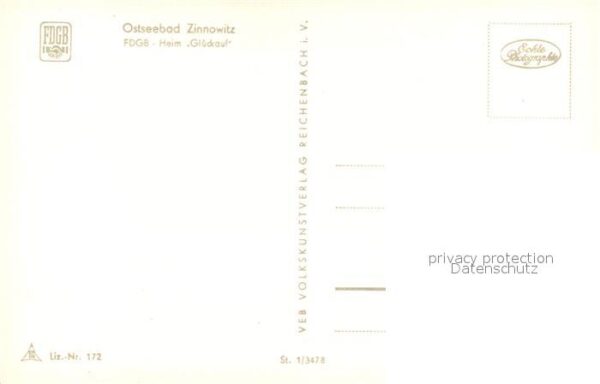 Zinnowitz Ostseebad FDGB-Heim Glückauf – Bild 2