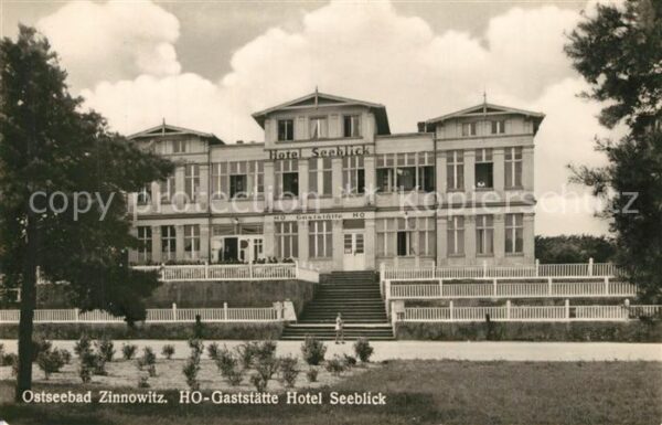 Zinnowitz Ostseebad HO-Gaststätte Hotel Seeblick