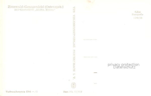 Georgenfeld HO Gaststätte Sächs. Reiter – Bild 2