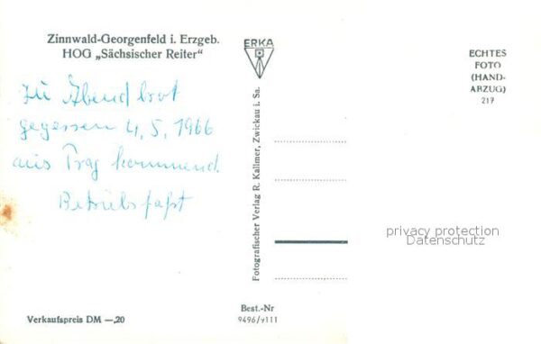 Georgenfeld HOG Sächsicher Reiter Restaurant – Bild 2