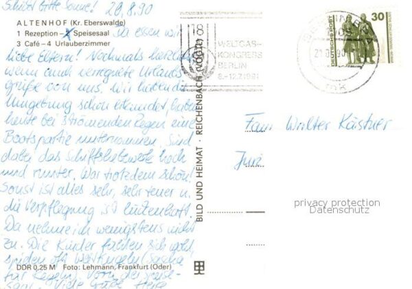 Altenhof Eberswalde Erholungsheim Märkischer Hof Werbellins – Bild 2