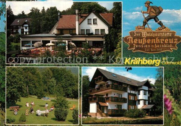 Sensbachtal Wald-Gasthaus Pension Reußenkreuz Krähb