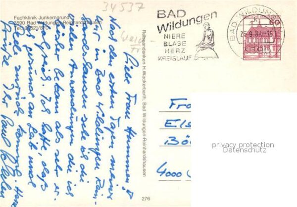 Bad Wildungen Fachklinik Junkerngrund Reinhardshausen – Bild 2