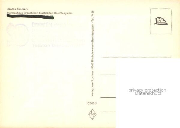 Berchtesgaden Hofbräuhaus Rotes Zimmer – Bild 2