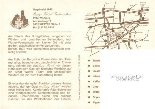 Wetter Ruhr Burghotel Volmarstein – Bild 2