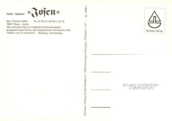 Titisee-Neustadt Hotel Gasthaus Zofen – Bild 2