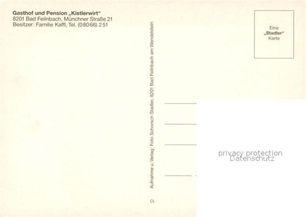 Bad Feilnbach Gasthaus Pension Kistlerwirt – Bild 2