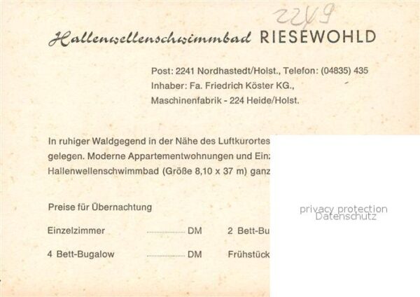 Heide Dithmarschen Hallenschwimmbad Riesewohld – Bild 2