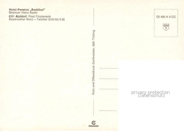 Atzldorf Hotel Pension Bachlhof – Bild 2