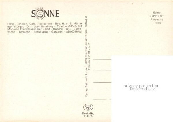 Wuergau Hotel Pension Sonne – Bild 2