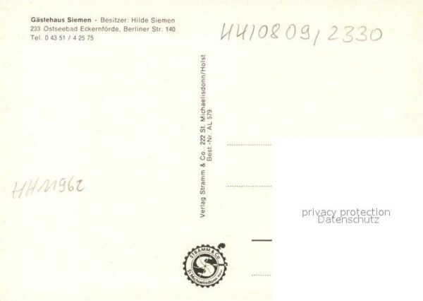 Eckernfoerde Gästehaus Siemen – Bild 2