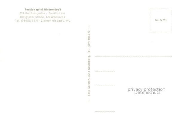 Berchtesgaden Binderhäusl Pension – Bild 2