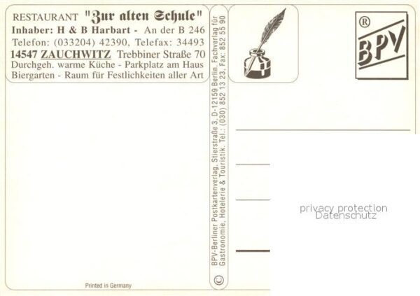 Zauchwitz Restaurant zur alten Schule – Bild 2
