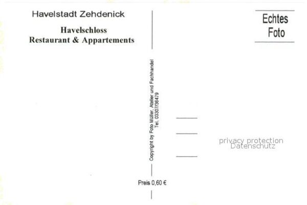 Zehdenick Havelschloss Restaurant Appartements – Bild 2